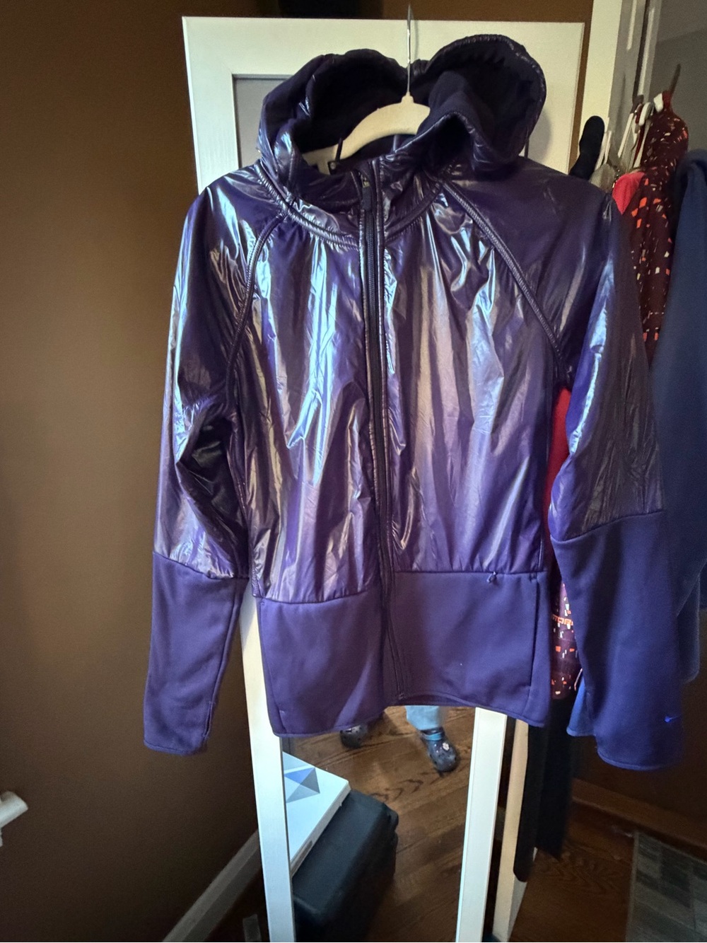 Nike Purple Hooded Bomber Jacket, S, LIKE NEW OR NWOT